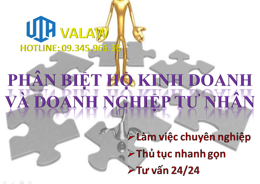 phân biệt hộ kinh doanh và doanh nghiệp tư nhân